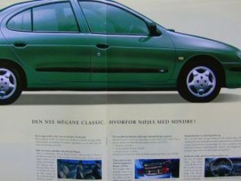 Renault A3 Format Dänischer Prospekt Megane +Scenic