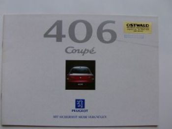 Peugeot 406 Coupe  4/1997 Prospekt NEU