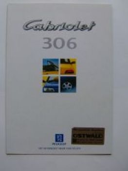 Peugeot 306 Cabriolet  +Roland Garros 7/1996 Prospekt NEU