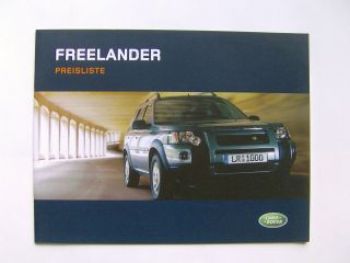 Land Rover Freelander Preisliste 6/2005