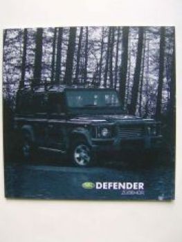 Land Rover Defender Zubehör Prospekt 12/2004 NEU