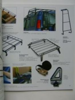 Land Rover Discovery Zubehör Prospekt +Preisliste 2002 NEU