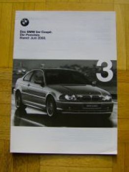 BMW Preisliste 3er Coupe E46 318Ci-330Ci 2000