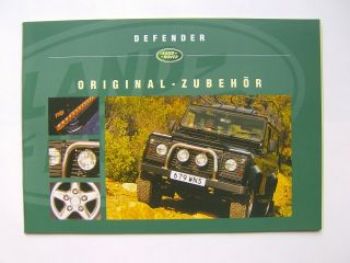 Land Rover Defender Zubehör Prospekt 9/1999