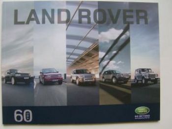 Land Rover Alle Prospekt 60 Jahre 1/2008 NEU