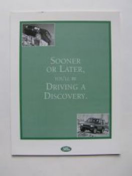 Land Rover Discovery SD +Series 2 1999 Prospekt USA