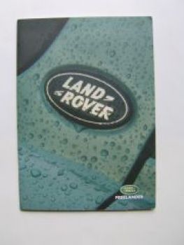 Land Rover Freelander Prospekt UK Englisch 1998 NEU