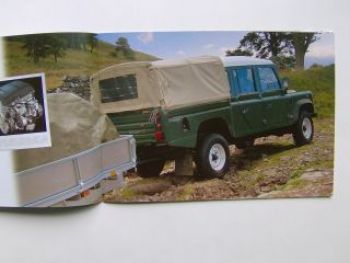 Land Rover Defender 90 110 130 Prospekt 1999 UK Englisch