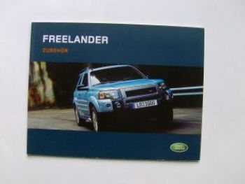 Land Rover Freelander Zubehör Prospekt 2003 NEU