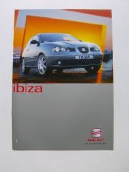 Seat Ibiza Prospekt 3/2002 NEU