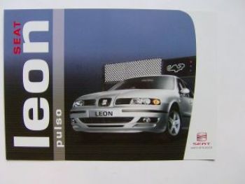 Seat Leon Pulso Prospekt 9/2004 NEU