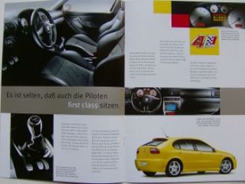 Seat Leon Cupra 2/2001 Prospekt NEU