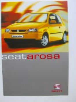 Seat Arosa Prospekt 9/1999 NEU