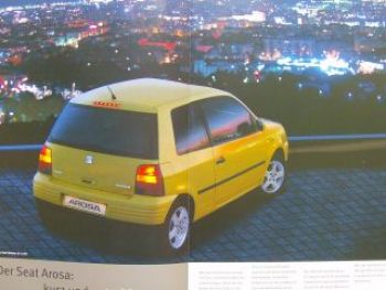 Seat Arosa Prospekt 9/1999 NEU