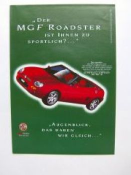 Rover MG Land Rover MGF Roadster +Mini +Alle 5/1997