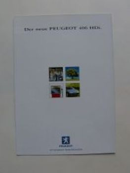Peugeot 406 HDi Prospekt 10/1998