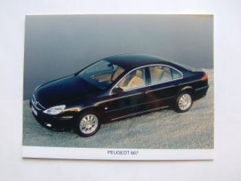 Peugeot 607 Foto Info Premiere NEU