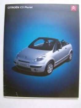 Citroen C3 Pluriel Prospekt 7/2005 +Preisliste