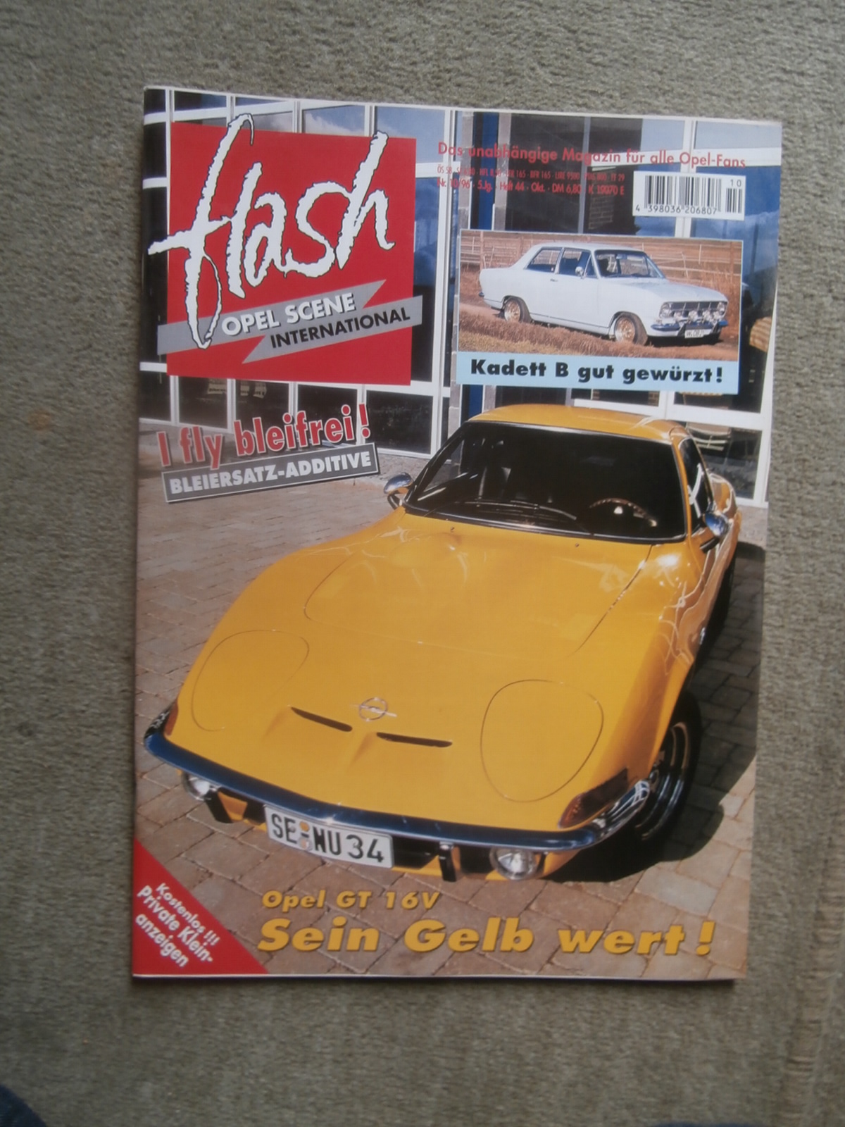 Printausgabe Der Zeitschrift Flash Opel Scene Im Oktober 1996 Autoliteratur Hopel