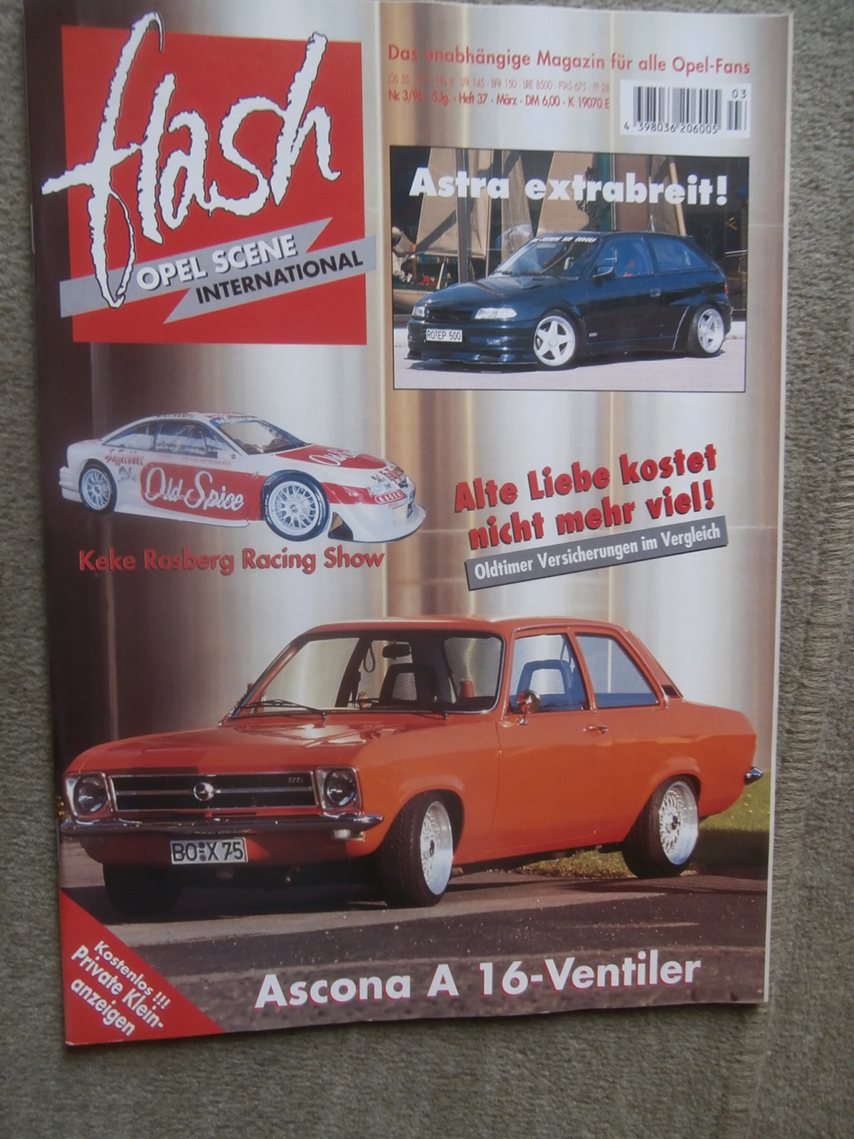 Druckausgabe Heft Opel Scene Magazin Im Marz 1996 Autoliteratur Hopel