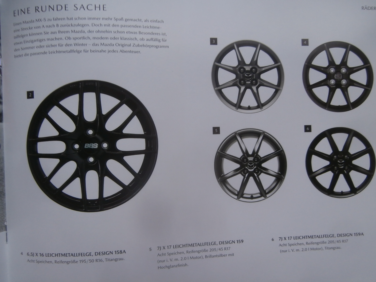Druckausgabe Mazda MX-5 Typ ND Zubehör Katalog im April 2019 :  Autoliteratur Höpel