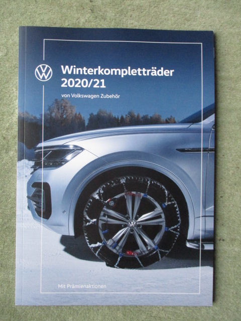 Druckausgabe VW Katalog Winterkompletträder im September 2020 : Autoliteratur  Höpel