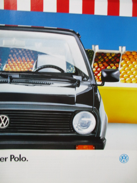 VW Polo Typ86C Prospekt +Coupé +Steilheck Fox CL GT 33kw 40kw  55kw+Preisliste Januar 1989