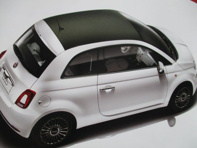 Druckausgabe Fiat 500 Zubehör Broschüre Jahrgang 2019
