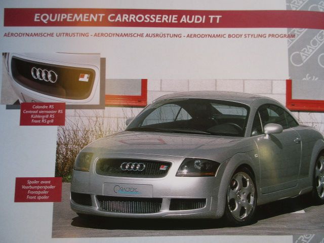 Druckausgabe Audi TT Tuning Programm Jahrgang 2000 Autoliteratur