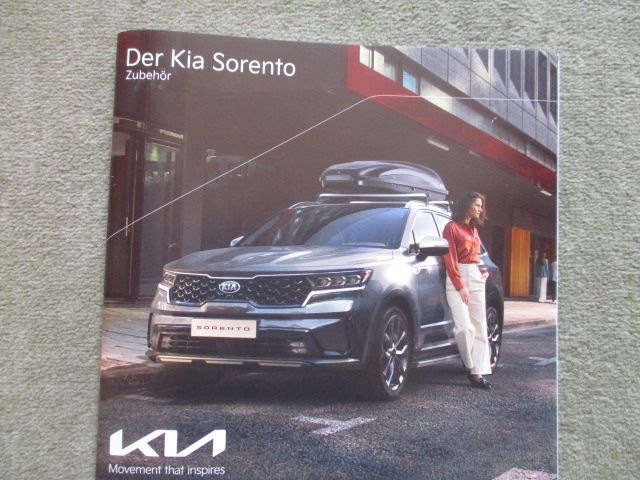 Druckausgabe Kia Sorento Zubehör Katalog April 2021 : Autoliteratur Höpel