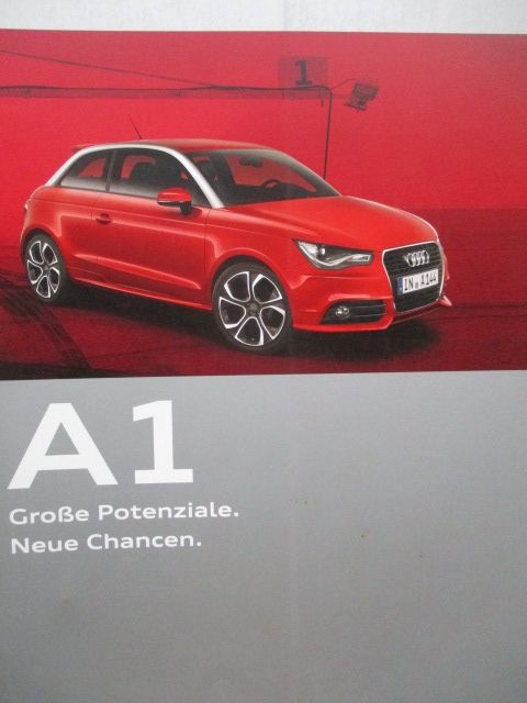 Original Audi A1 Zubehör Prospekt als Printausgabe im Juni 2016 :  Autoliteratur Höpel