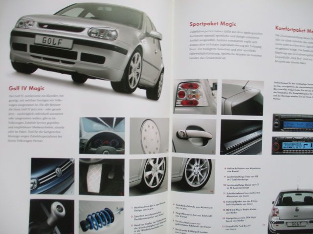 Druckausgabe VW Golf Sportpaket Magic im März 2004 : Autoliteratur Höpel