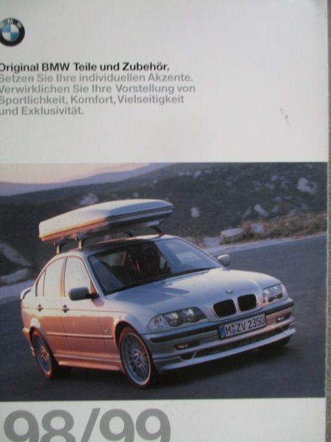 BMW Original Teile & Zubehör 98/99