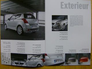 Suzuki Swift Sport Zubehör Prospekt 1/2007 NEU : Autoliteratur Höpel