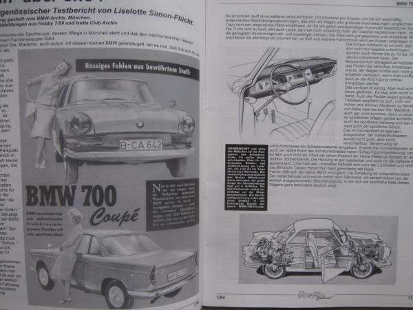 Isetta Journal 1/1994 Mitglieder Zeitschrift Jahrestreffen