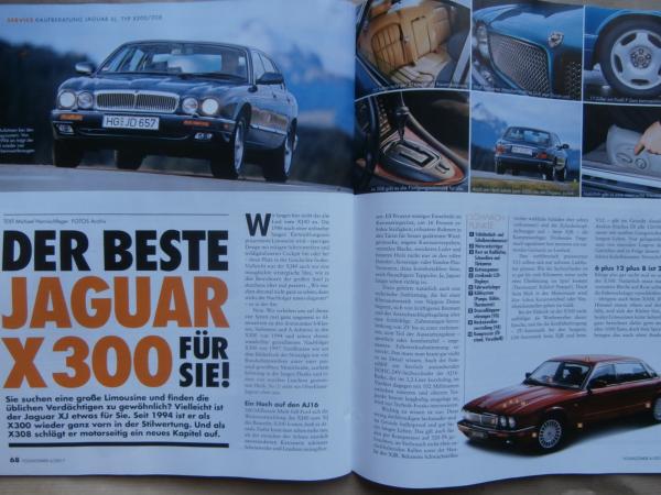 Youngtimer 6/2017 Jaguar XJ300/308 Kuafberatung,Granada vs. Commodore, 944,M3 E46,S3,C36 AMG, MG ZT 260 V8,