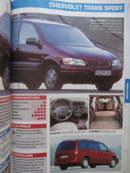 Wielands Autoführer VANS Special 4/2003 Touran Kaufberatung,PT Cruiser,Agila,Vivaro,Trajet,Phedra,807,Alhambra,