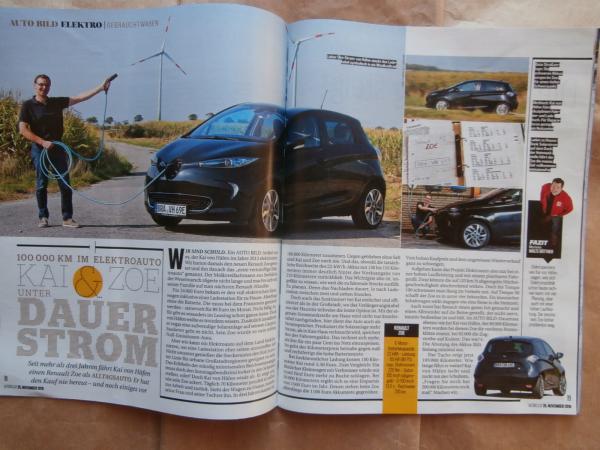 Auto Bild 47/2016 Peugeot 308GTi vs. Golf7 GTI Performance,Jaguar XJR, Opel Speedster,Daihatsu Hijet,