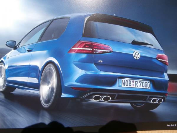 VW Golf VII R Prospekt Mai 2016 Typ 5G NEU +Preisliste