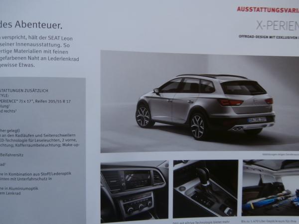 Seat Leon SC ST X-Perience Cupra April 2017 +Preisliste NEU