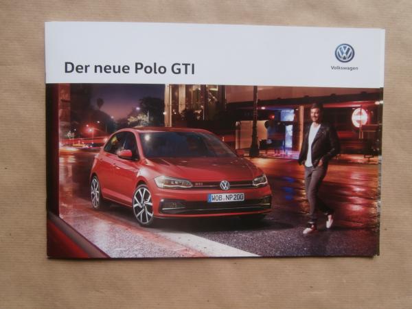 VW Polo GTI Typ AW Prospekt Januar 2018