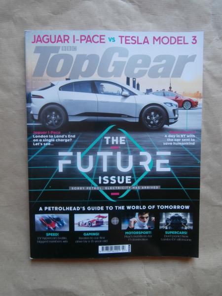 Top Gear 7/2018 Jaguar I-Pce vs. Tesla Model 3,Bollinger B1,Audi Q8,911 GT3 RS,Aston Martin Vantage