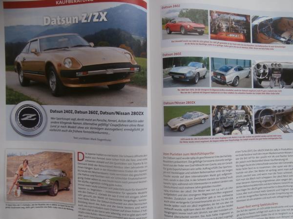 Swiss Classics Revue Nr.52-6 2015 Moretti 850 Sportiva SS und 124,Kaufberatung Datsun Z/ZX,Holzvergaser im Opel Kadett C City