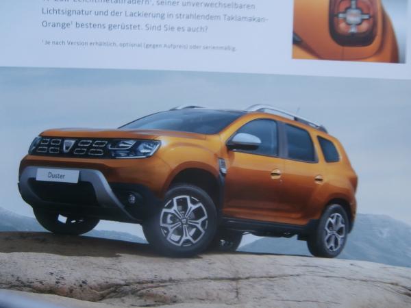 Dacia Duster (neues Modell) SCe 115 2WD TCe 125 2WD 4WD dCi 90 2WD dCi110 2WD +EDC +4WD Dezember 2017