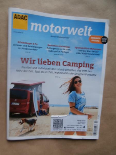 ADAC motorwelt 7+8/2018 Dieselskandal,Fod Focus, Nissan Leaf,Opel Astra K CNG,Toyota Prius,Hyundia Ioniq,
