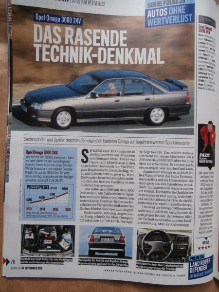 Auto Bild 39/2016 VW T5 vs. GMC Express 1500,E220d T BR213 vs. 520d Touring F11 vs. A6 Avant 2.0TDi,Smart Brabus