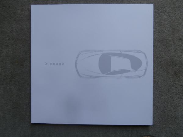 BMW Design X coupé Vorstellung Konstruktion Design +Planung Buch des Jahres 2001 NEU