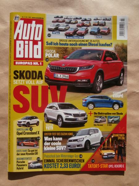 Auto Bild 3/2017 Hyundai i30,AMG GT R vs. E63 AMG W211,Mini Countryman,Micra Diesel, Mazda MX-5 RF vs. MX-5 (NA),
