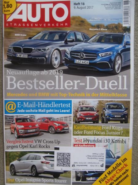Auto Strassenverkehr 18/2017 BMW X1 20ixdirve vs. GLA 220 4matic,i30 Kombi 1.4T-GDi,Peugeot 308 PureTech 130 vs. Mégane TCe 130