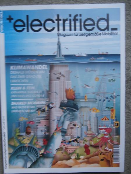 +electrified Magazin für zeitgemäße Mobilität 4/2019 Klimawandel, Skoda Citigo iV,Opel Corsa-e,Outlander Plug-in-Hybrid